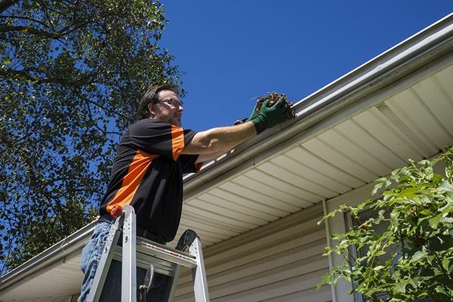 gutter being replaced by a home renovation expert in San Carlos